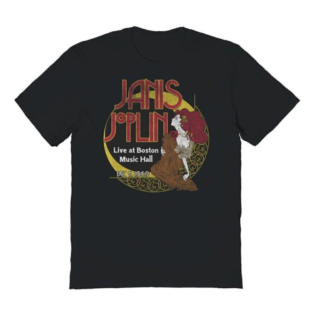Janis Joplin Moon Dreams Live Boston Music Hall Shirt Rock Fan Gift Graphic .